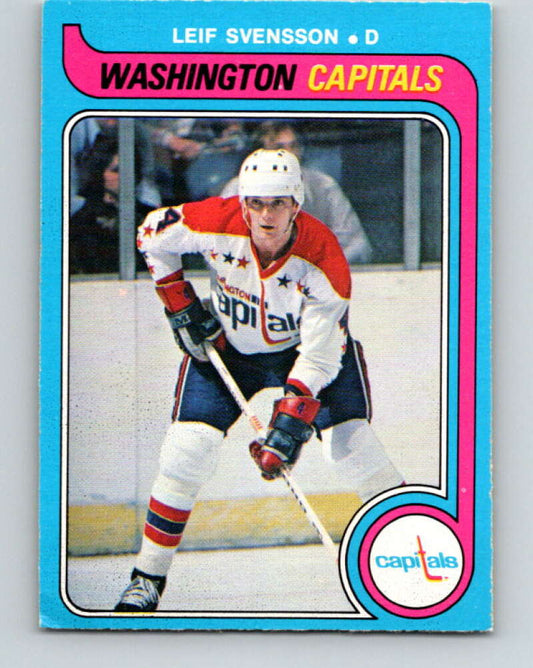 1979-80 O-Pee-Chee #374 Leif Svensson  RC Rookie Washington Capitals  V20549