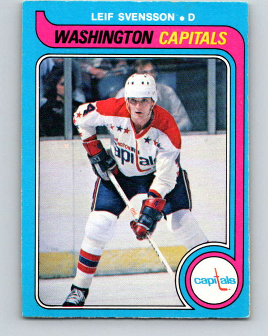 1979-80 O-Pee-Chee #374 Leif Svensson  RC Rookie Washington Capitals  V20550