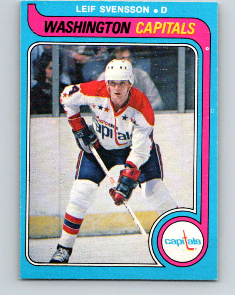 1979-80 O-Pee-Chee #374 Leif Svensson  RC Rookie Washington Capitals  V20551