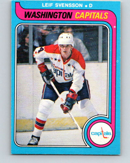 1979-80 O-Pee-Chee #374 Leif Svensson  RC Rookie Washington Capitals  V20551