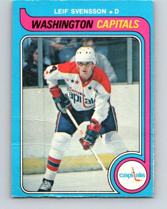 1979-80 O-Pee-Chee #374 Leif Svensson  RC Rookie Washington Capitals  V20555