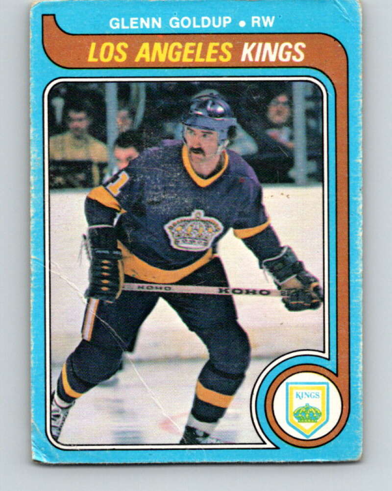 1979-80 O-Pee-Chee #376 Glenn Goldup  Los Angeles Kings  V20581