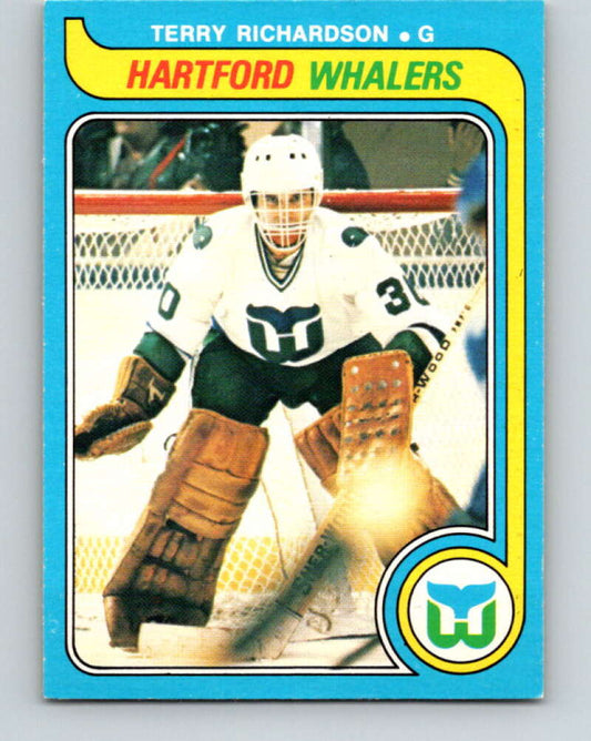 1979-80 O-Pee-Chee #377 Terry Richardson  RC Rookie Hartford Whalers  V20583