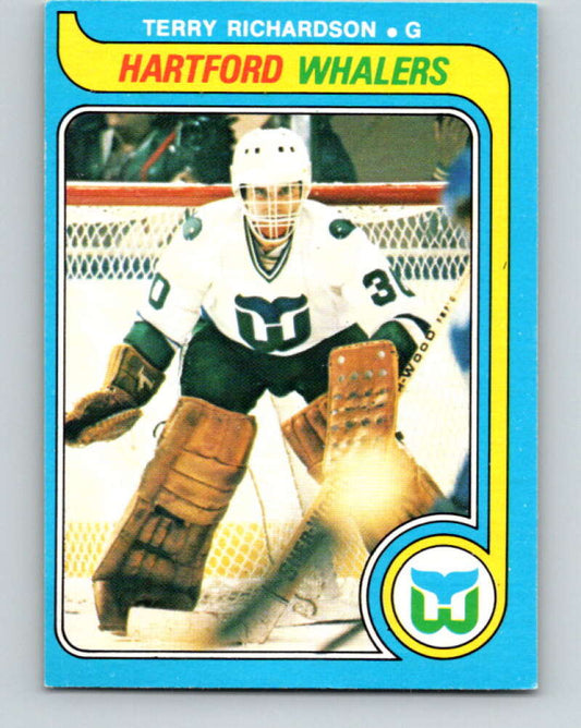 1979-80 O-Pee-Chee #377 Terry Richardson  RC Rookie Hartford Whalers  V20584