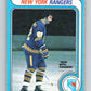 1979-80 O-Pee-Chee #381 Jocelyn Guevremont  New York Rangers  V20622