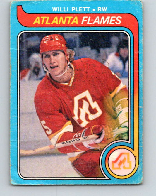 1979-80 O-Pee-Chee #382 Willi Plett  Atlanta Flames  V20632