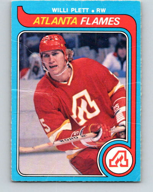 1979-80 O-Pee-Chee #382 Willi Plett  Atlanta Flames  V20633