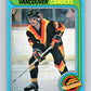1979-80 O-Pee-Chee #383 Larry Goodenough  Vancouver Canucks  V20639