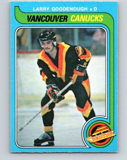 1979-80 O-Pee-Chee #383 Larry Goodenough  Vancouver Canucks  V20640