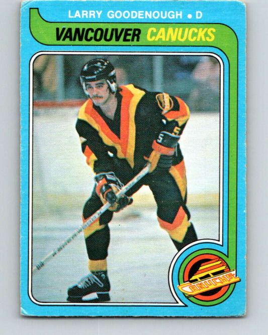 1979-80 O-Pee-Chee #383 Larry Goodenough  Vancouver Canucks  V20645