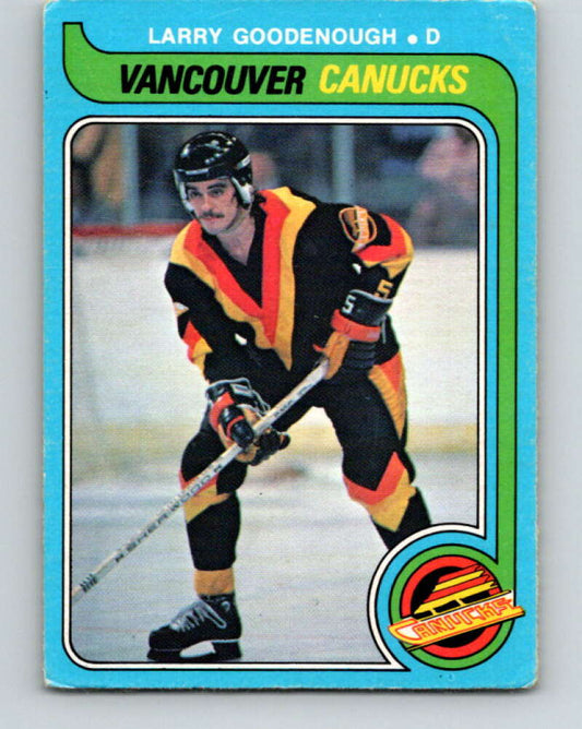 1979-80 O-Pee-Chee #383 Larry Goodenough  Vancouver Canucks  V20649