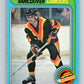 1979-80 O-Pee-Chee #383 Larry Goodenough  Vancouver Canucks  V20650