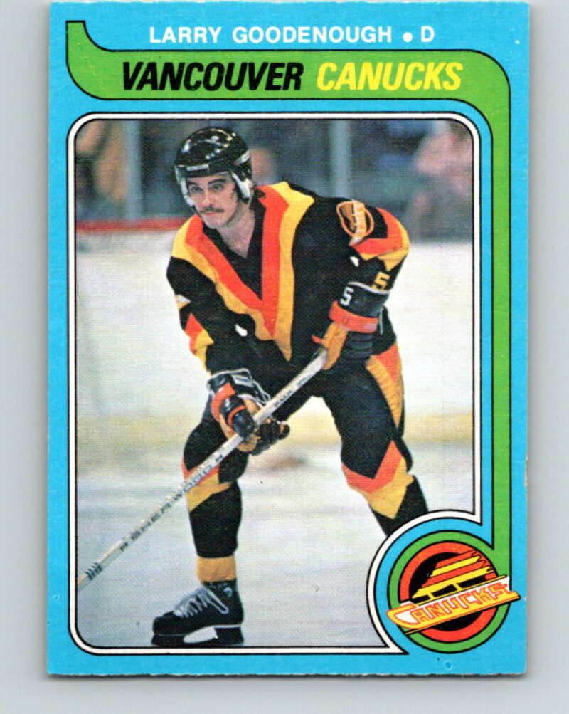 1979-80 O-Pee-Chee #383 Larry Goodenough  Vancouver Canucks  V20651