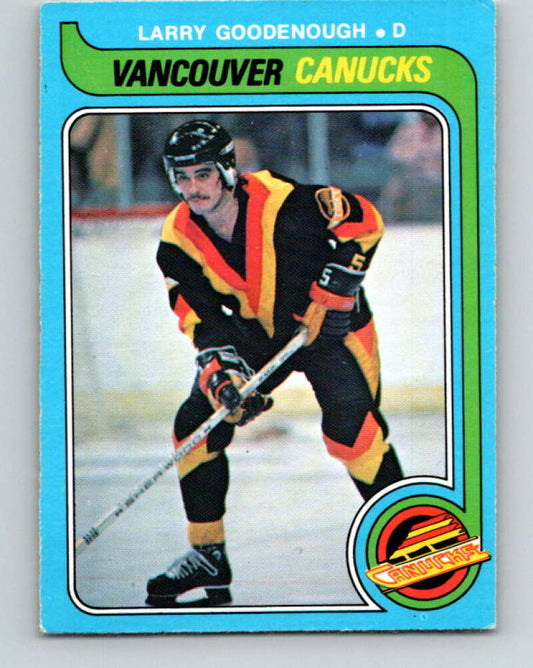 1979-80 O-Pee-Chee #383 Larry Goodenough  Vancouver Canucks  V20652