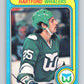 1979-80 O-Pee-Chee #384 Jim Warner  RC Rookie Hartford Whalers  V20653