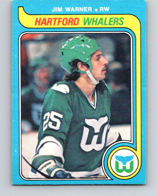 1979-80 O-Pee-Chee #384 Jim Warner  RC Rookie Hartford Whalers  V20653