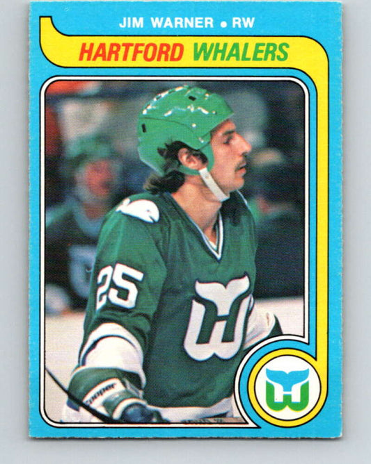 1979-80 O-Pee-Chee #384 Jim Warner  RC Rookie Hartford Whalers  V20656