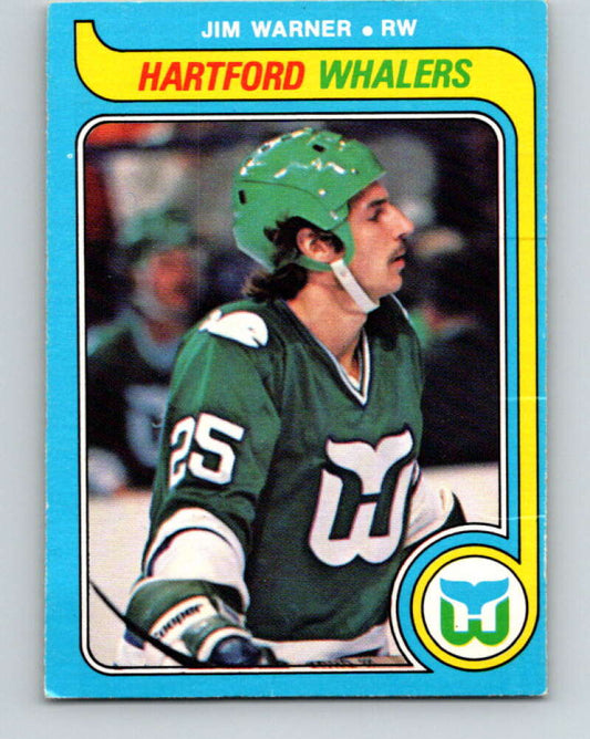 1979-80 O-Pee-Chee #384 Jim Warner  RC Rookie Hartford Whalers  V20657