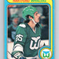 1979-80 O-Pee-Chee #384 Jim Warner  RC Rookie Hartford Whalers  V20658