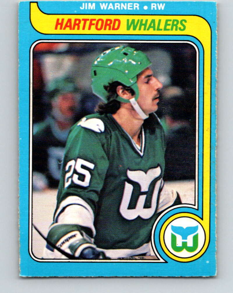 1979-80 O-Pee-Chee #384 Jim Warner  RC Rookie Hartford Whalers  V20660