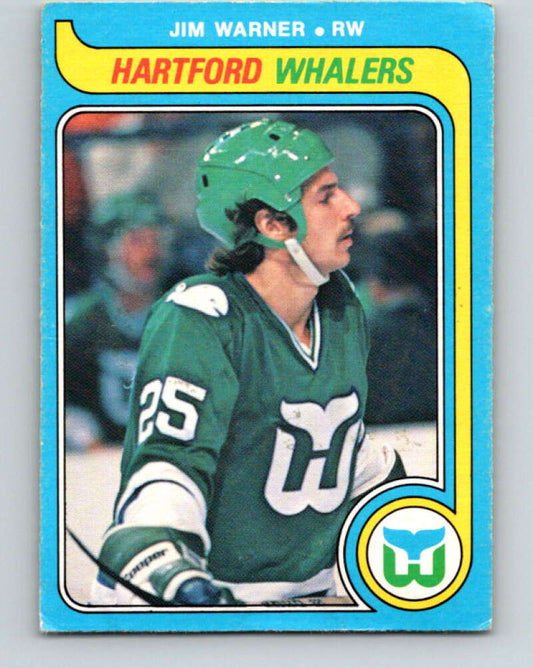 1979-80 O-Pee-Chee #384 Jim Warner  RC Rookie Hartford Whalers  V20661