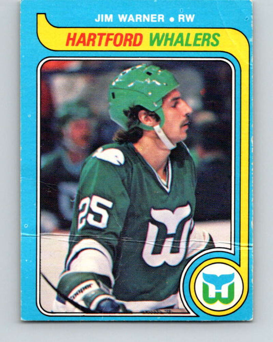 1979-80 O-Pee-Chee #384 Jim Warner  RC Rookie Hartford Whalers  V20664