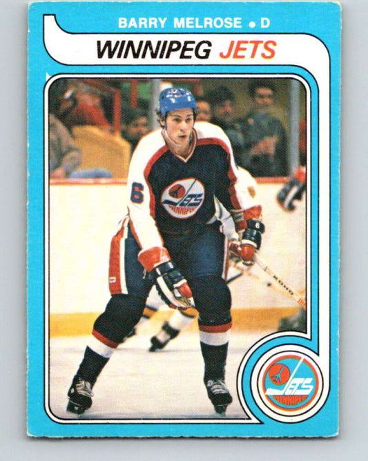 1979-80 O-Pee-Chee #386 Barry Melrose  RC Rookie Winnipeg Jets  V20678