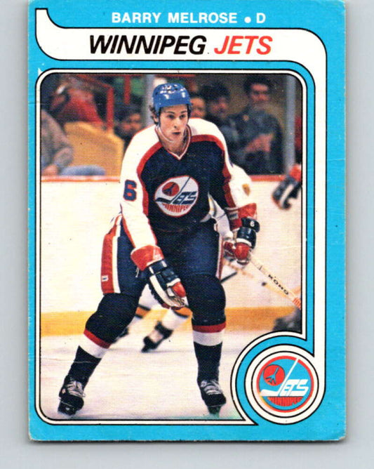 1979-80 O-Pee-Chee #386 Barry Melrose  RC Rookie Winnipeg Jets  V20679