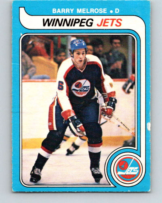 1979-80 O-Pee-Chee #386 Barry Melrose  RC Rookie Winnipeg Jets  V20680