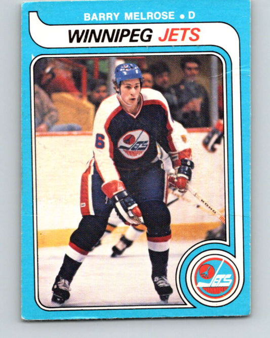 1979-80 O-Pee-Chee #386 Barry Melrose  RC Rookie Winnipeg Jets  V20683
