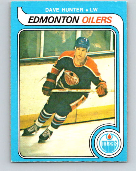 1979-80 O-Pee-Chee #387 Dave Hunter  RC Rookie Edmonton Oilers  V20691