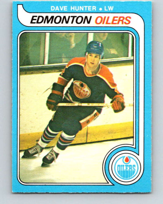 1979-80 O-Pee-Chee #387 Dave Hunter  RC Rookie Edmonton Oilers  V20692