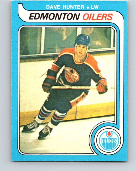 1979-80 O-Pee-Chee #387 Dave Hunter  RC Rookie Edmonton Oilers  V20693