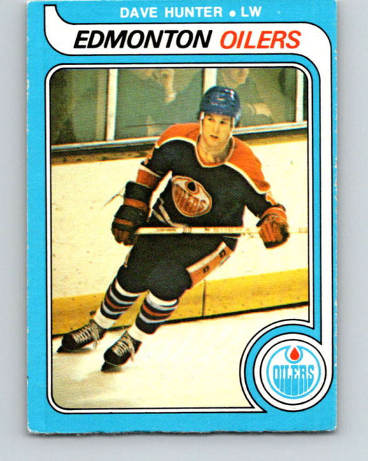 1979-80 O-Pee-Chee #387 Dave Hunter  RC Rookie Edmonton Oilers  V20695