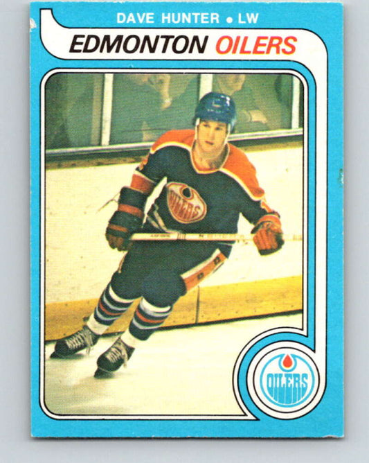 1979-80 O-Pee-Chee #387 Dave Hunter  RC Rookie Edmonton Oilers  V20696