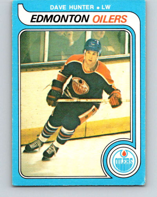 1979-80 O-Pee-Chee #387 Dave Hunter  RC Rookie Edmonton Oilers  V20697