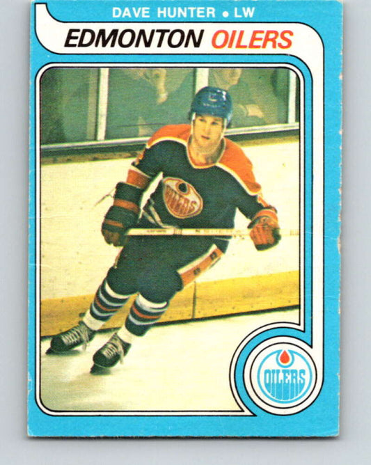 1979-80 O-Pee-Chee #387 Dave Hunter  RC Rookie Edmonton Oilers  V20698