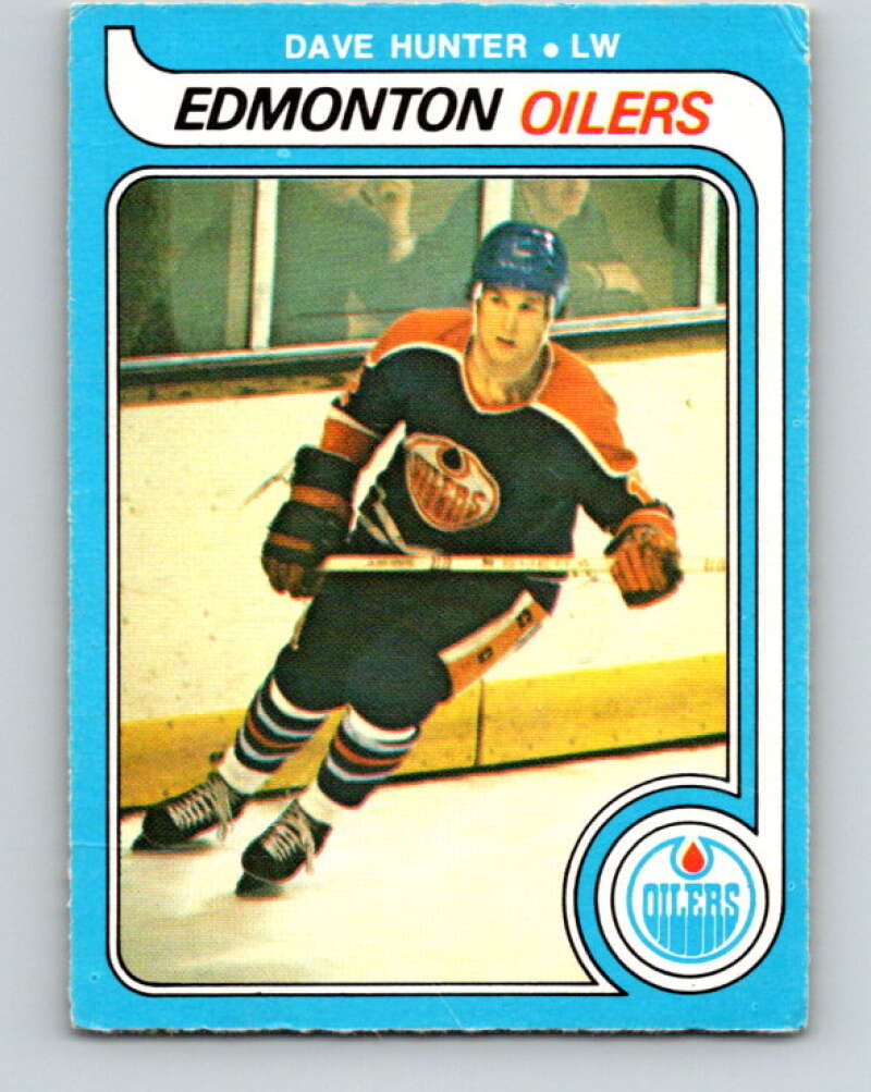 1979-80 O-Pee-Chee #387 Dave Hunter  RC Rookie Edmonton Oilers  V20699