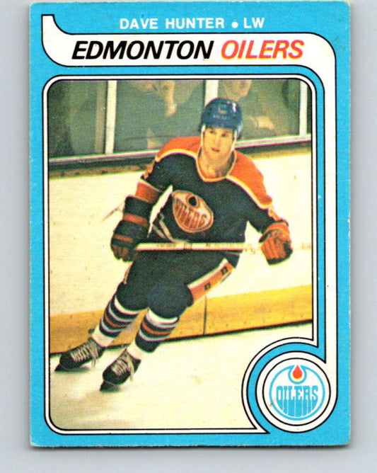 1979-80 O-Pee-Chee #387 Dave Hunter  RC Rookie Edmonton Oilers  V20700