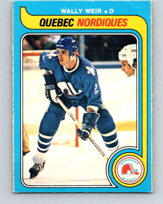 1979-80 O-Pee-Chee #388 Wally Weir  RC Rookie Quebec Nordiques  V20706