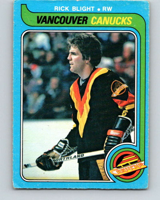 1979-80 O-Pee-Chee #395 Rick Blight  Vancouver Canucks  V20755