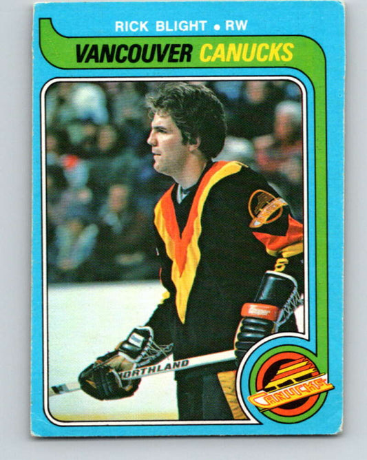 1979-80 O-Pee-Chee #395 Rick Blight  Vancouver Canucks  V20764
