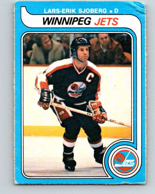 1979-80 O-Pee-Chee #396 Lars-Erik Sjoberg  Winnipeg Jets  V20767