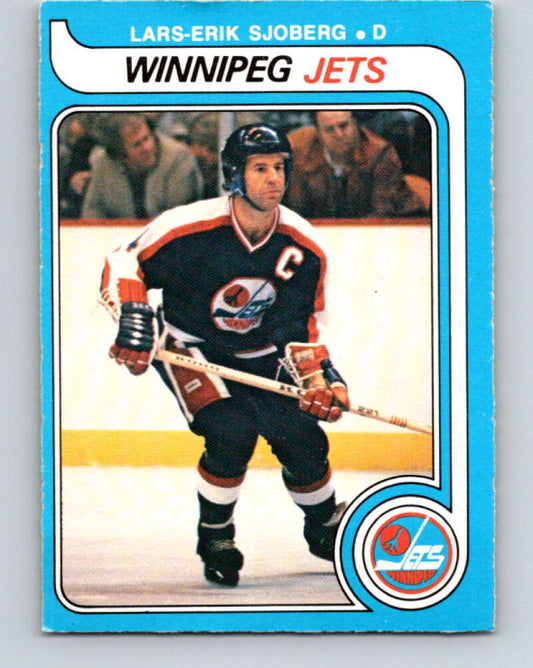 1979-80 O-Pee-Chee #396 Lars-Erik Sjoberg  Winnipeg Jets  V20769