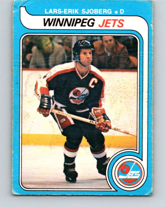 1979-80 O-Pee-Chee #396 Lars-Erik Sjoberg  Winnipeg Jets  V20770