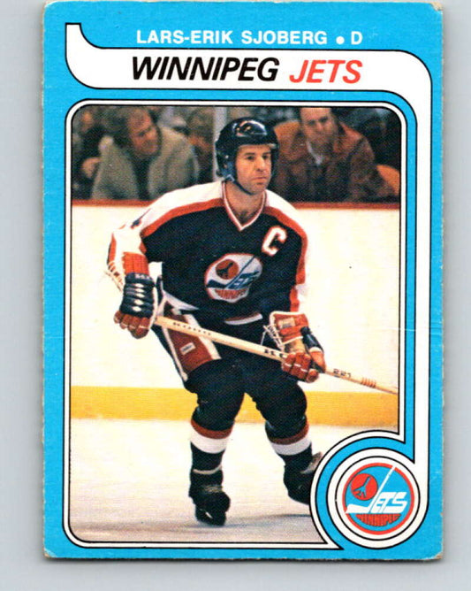 1979-80 O-Pee-Chee #396 Lars-Erik Sjoberg  Winnipeg Jets  V20771