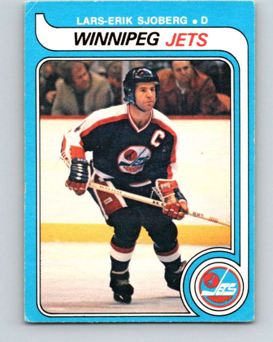 1979-80 O-Pee-Chee #396 Lars-Erik Sjoberg  Winnipeg Jets  V20773