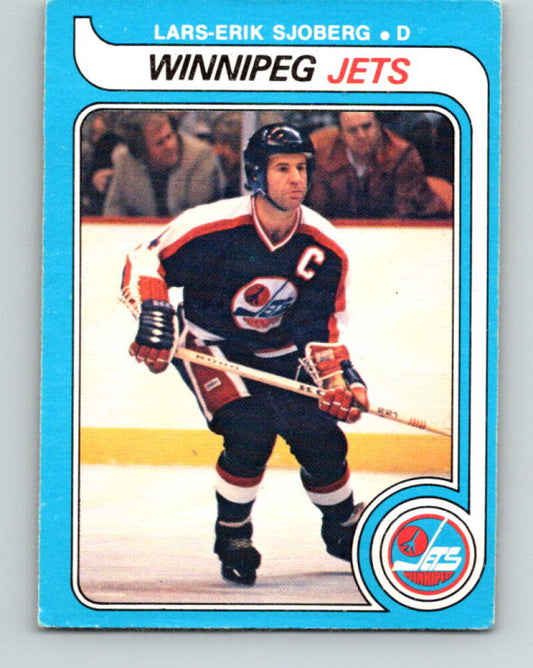 1979-80 O-Pee-Chee #396 Lars-Erik Sjoberg  Winnipeg Jets  V20774