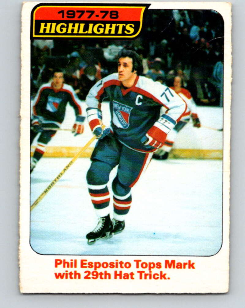 1978-79 O-Pee-Chee #2 Phil Esposito  New York Rangers  V20798