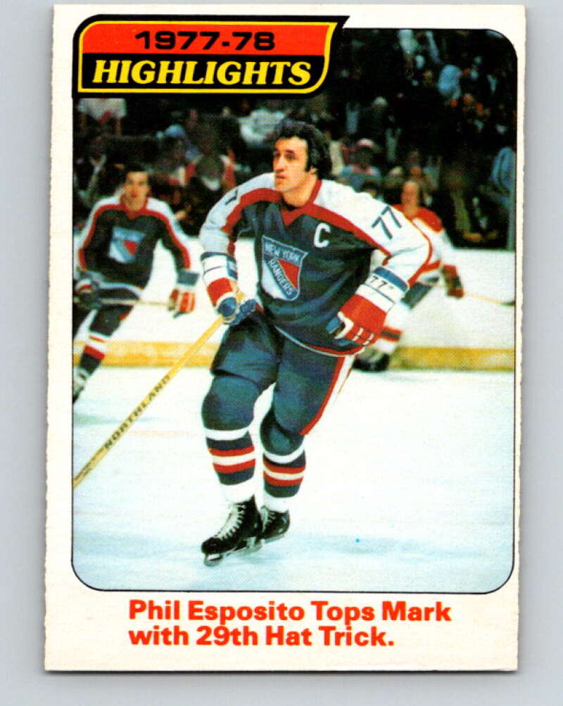 1978-79 O-Pee-Chee #2 Phil Esposito  New York Rangers  V20799